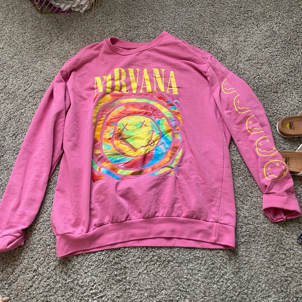 Urban nirvana crewneck pink